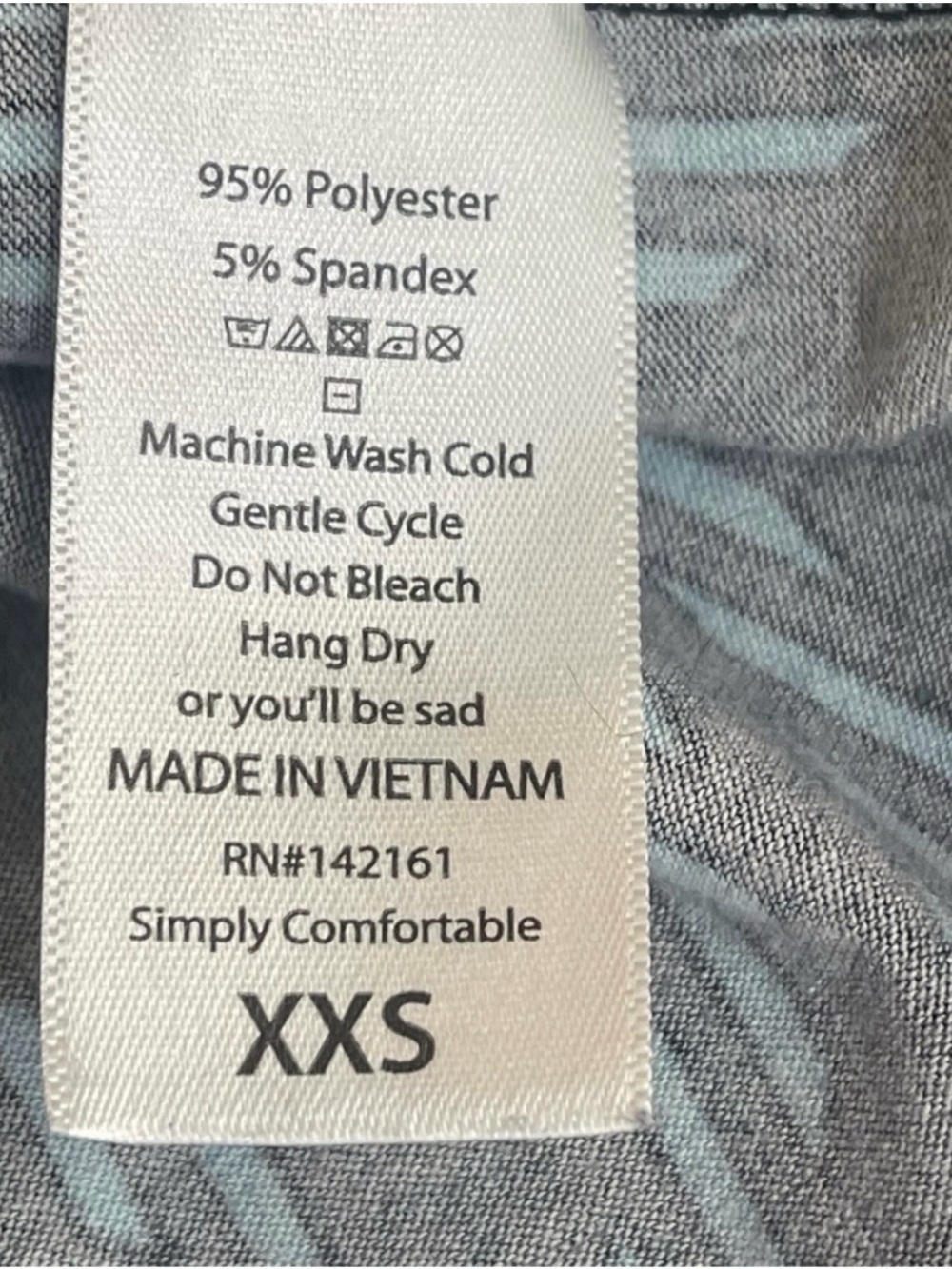 LulaRoe Teal and Black Irma Tunic Top XXS - Picture 7 of 9